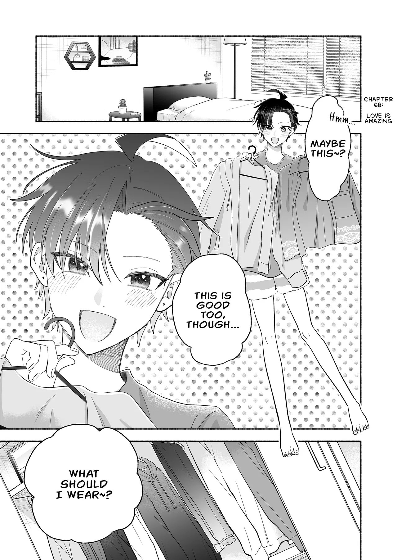 Kakkoii Onnanoko to 12-centi no Yakusoku Chapter 68 – Page 1