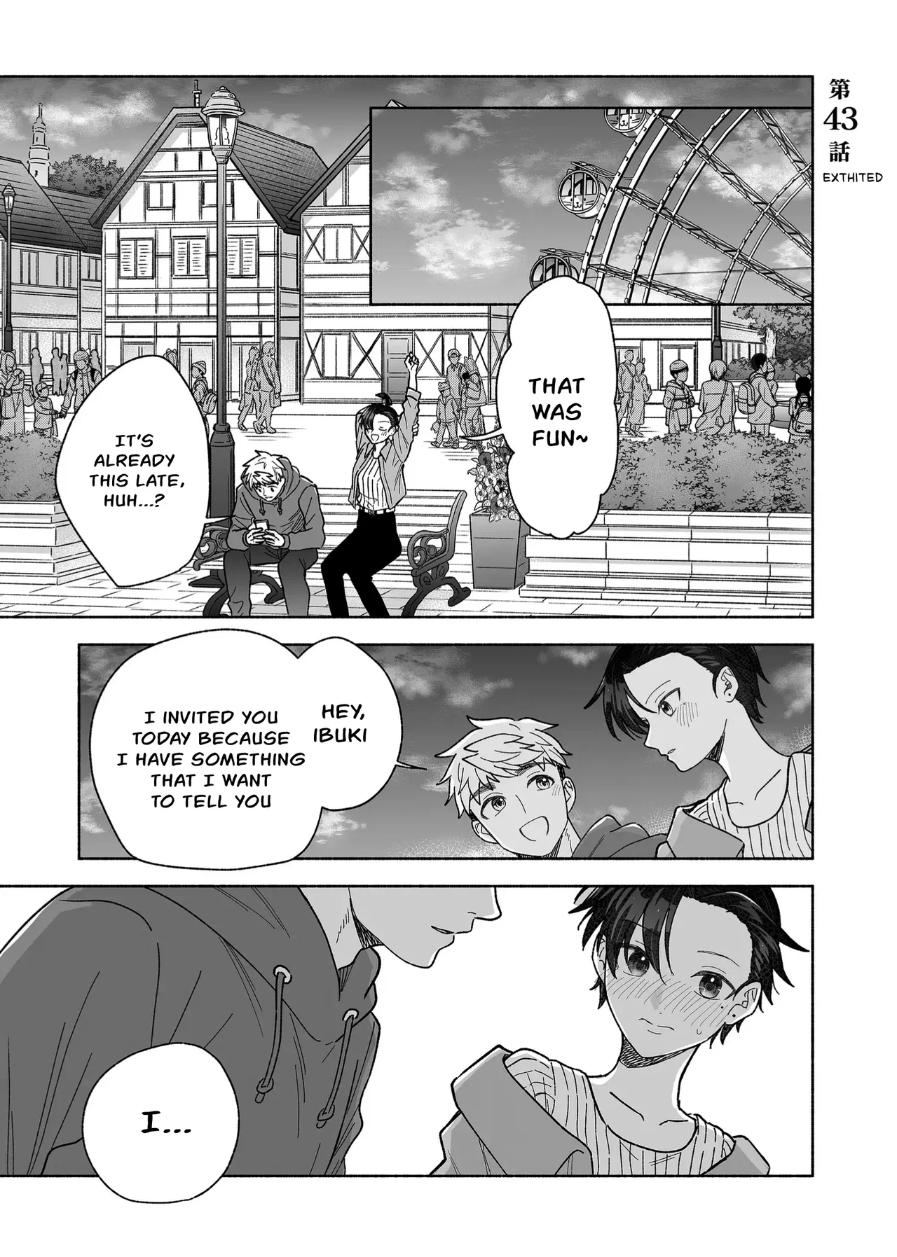 Kakkoii Onnanoko to 12-centi no Yakusoku Chapter 43 – Page 1