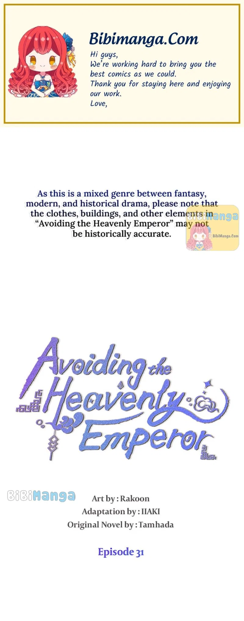 Avoiding the Heavenly Emperor Chapter 31 – Page 1
