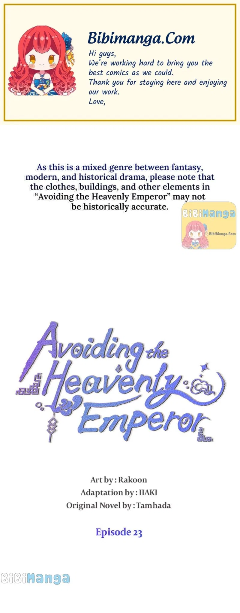 Avoiding the Heavenly Emperor Chapter 23 – Page 1