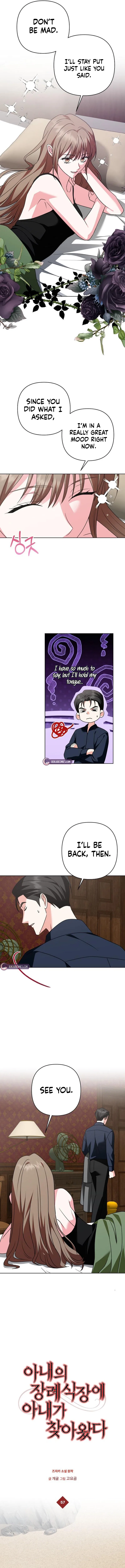 My Wife Came to Her Own Funeral Chapter 57 – Page 2