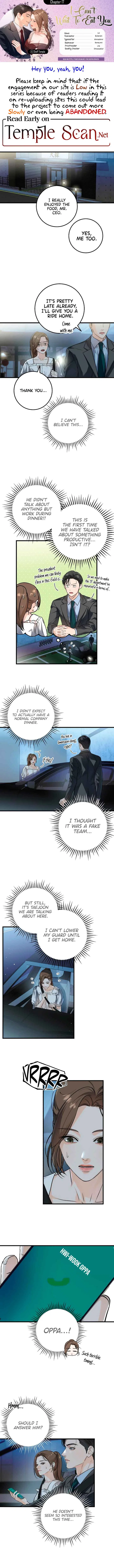 I Can’t Wait To Eat You Chapter 17 – Page 1
