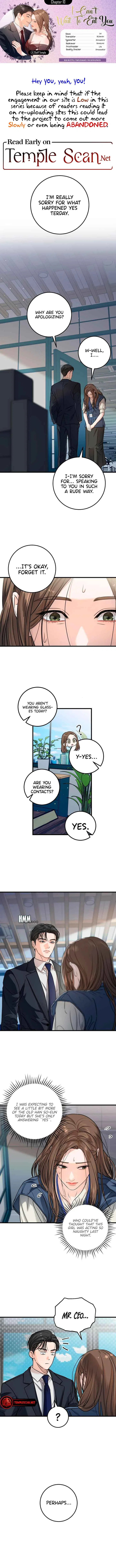 I Can’t Wait To Eat You Chapter 10 – Page 1