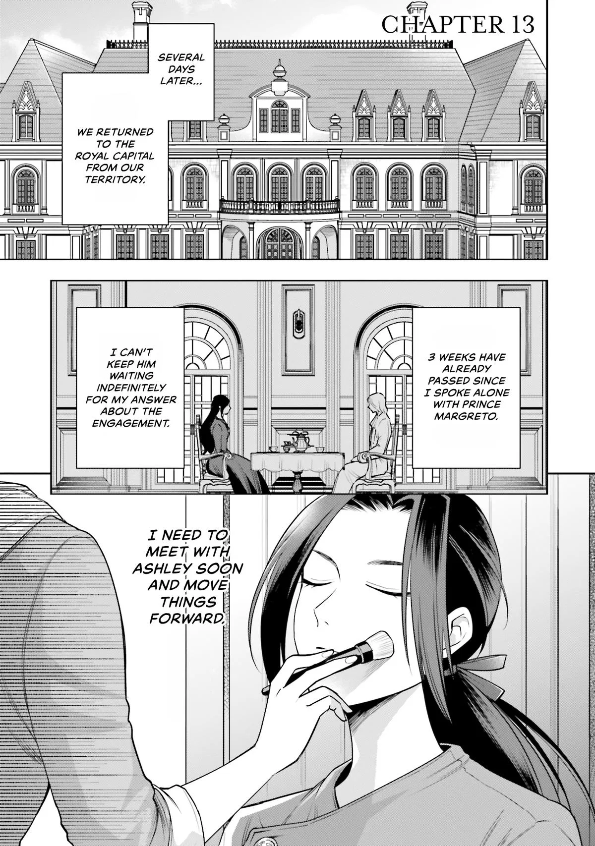 Lady Demilka Is an Overpowered Villainess: The Mentally Strong Noble Lady Crushes the Prince's Attempt to Break Off Their Engagement! Chapter 13 – Page 1