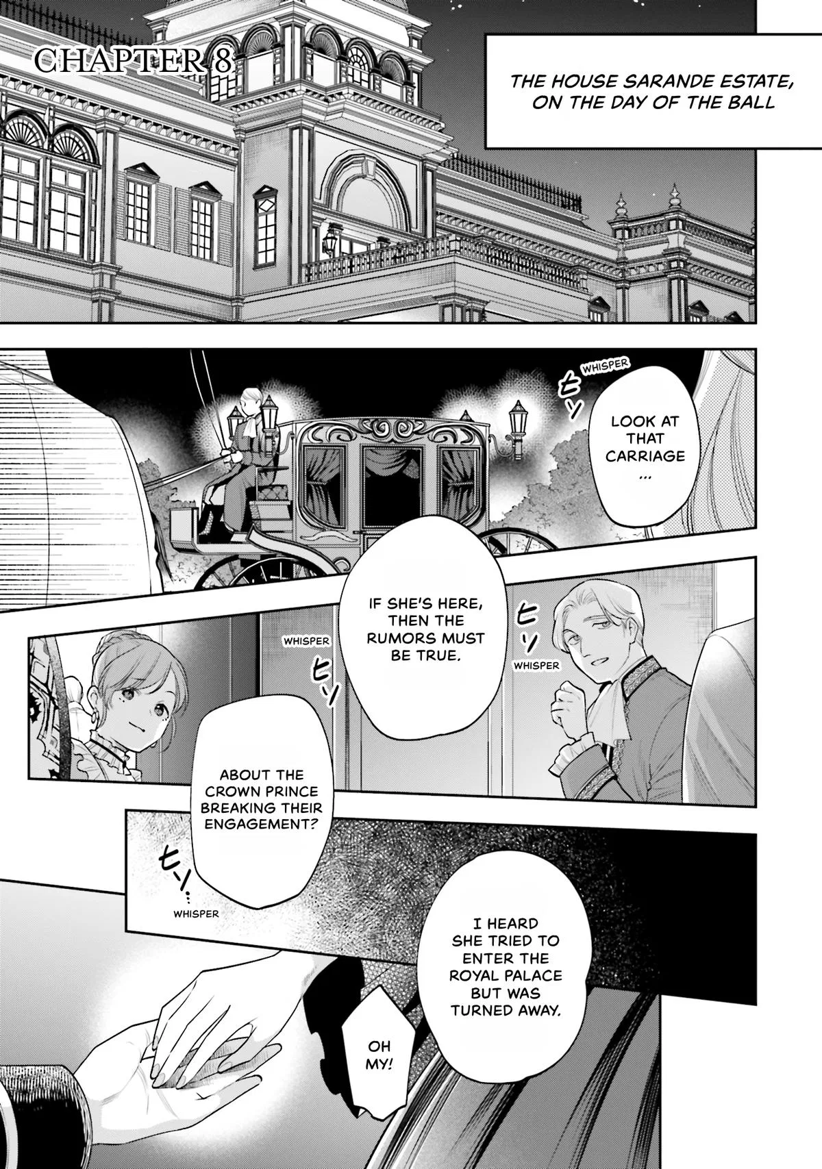 Lady Demilka Is an Overpowered Villainess: The Mentally Strong Noble Lady Crushes the Prince's Attempt to Break Off Their Engagement! Chapter 8 – Page 1