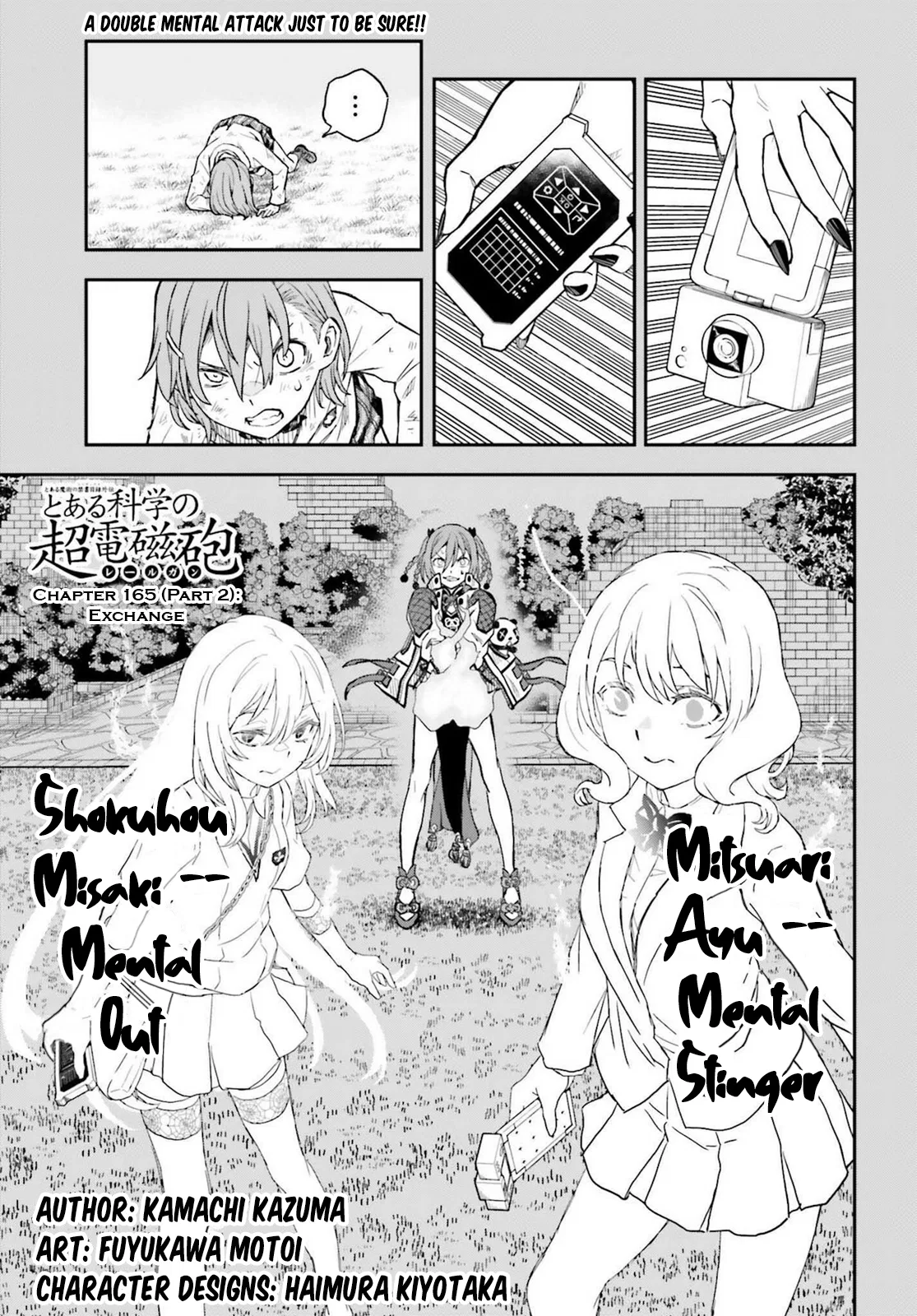 Toaru Majutsu no Index Gaiden: Toaru Kagaku no Railgun Chapter 165.2 – Page 1