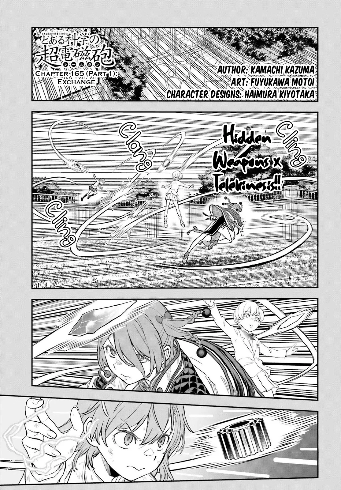 Toaru Majutsu no Index Gaiden: Toaru Kagaku no Railgun Chapter 165.1 – Page 1