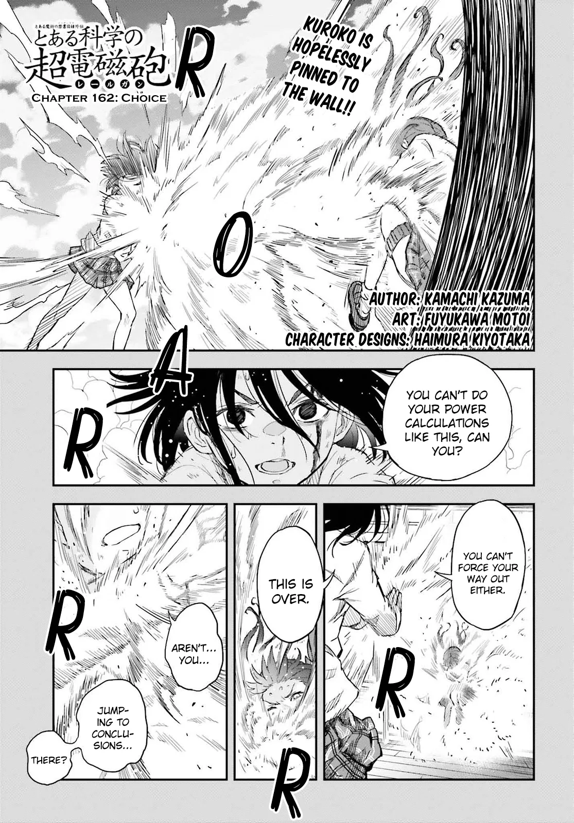 Toaru Majutsu no Index Gaiden: Toaru Kagaku no Railgun Chapter 162 – Page 1