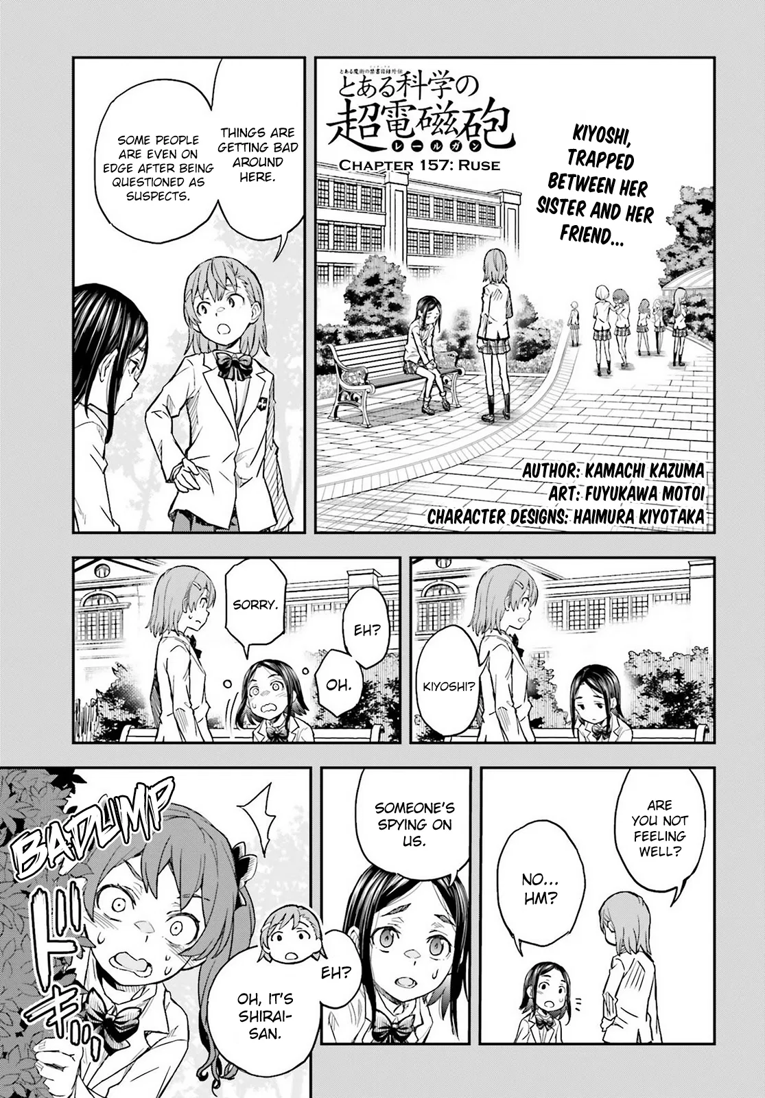 Toaru Majutsu no Index Gaiden: Toaru Kagaku no Railgun Chapter 157 – Page 1