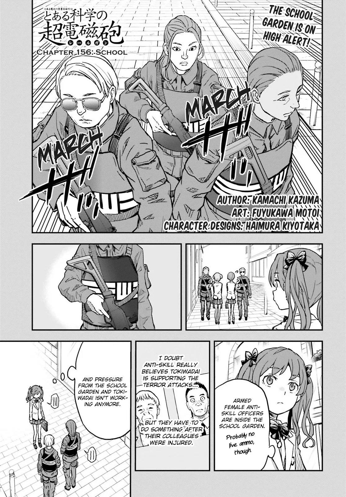 Toaru Majutsu no Index Gaiden: Toaru Kagaku no Railgun Chapter 156 – Page 1