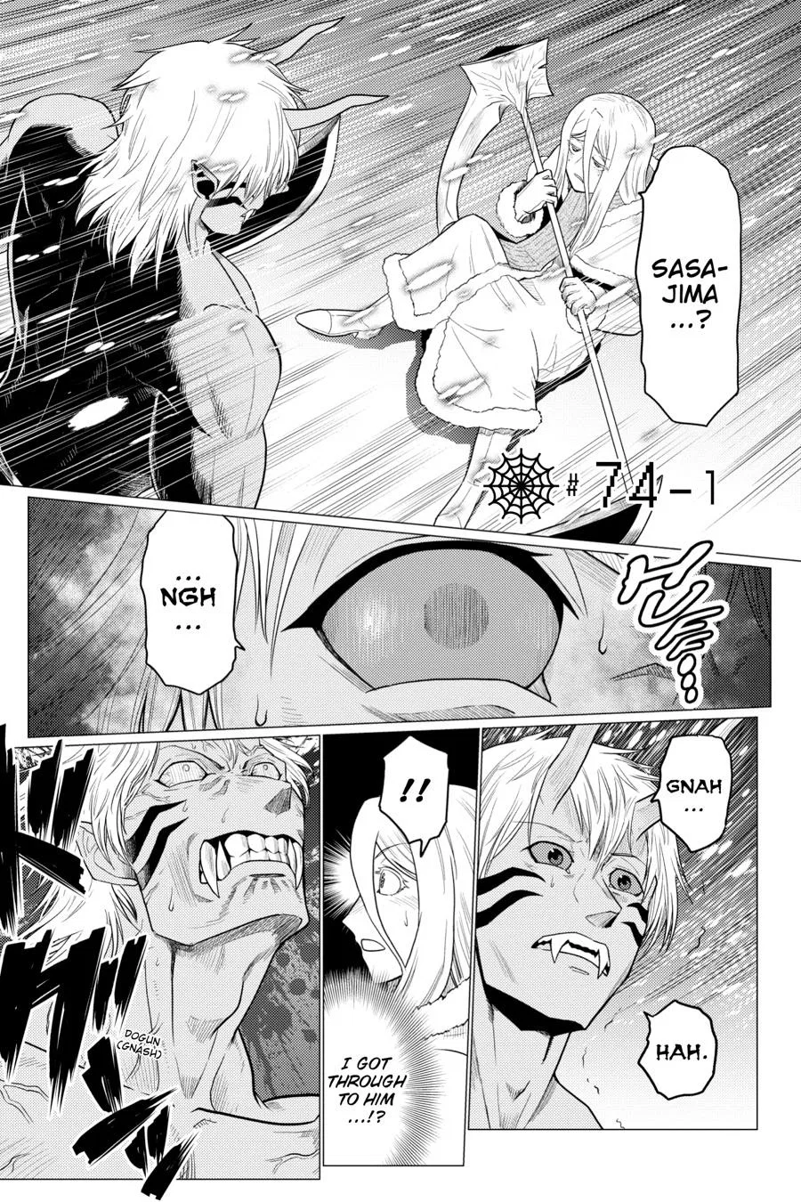Kumo desu ga, nani ka? Chapter 74 – Page 1