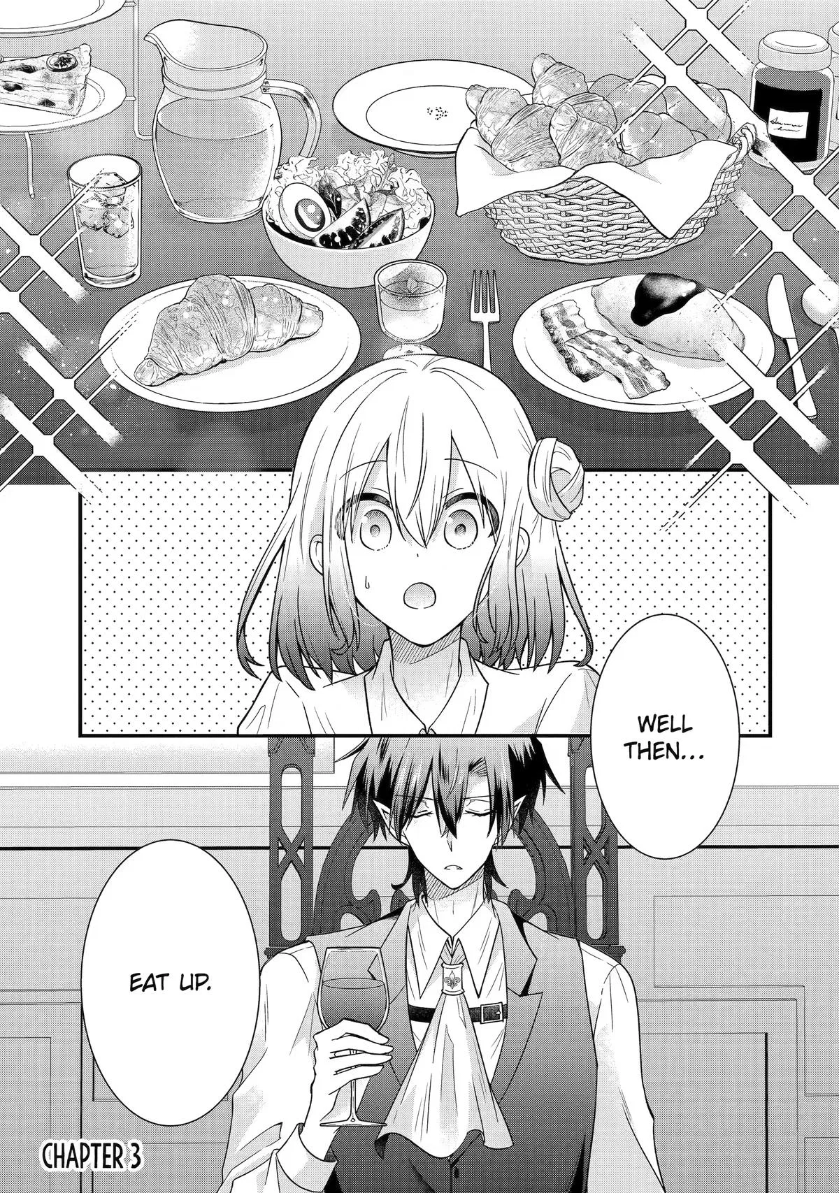 Watashi wa Ikenie no hazu desuga: Fuguu Shoujo wa Yasashii Kyuuketsuki ni Dekiai Sareshiawase ni Naru Chapter 3 – Page 1