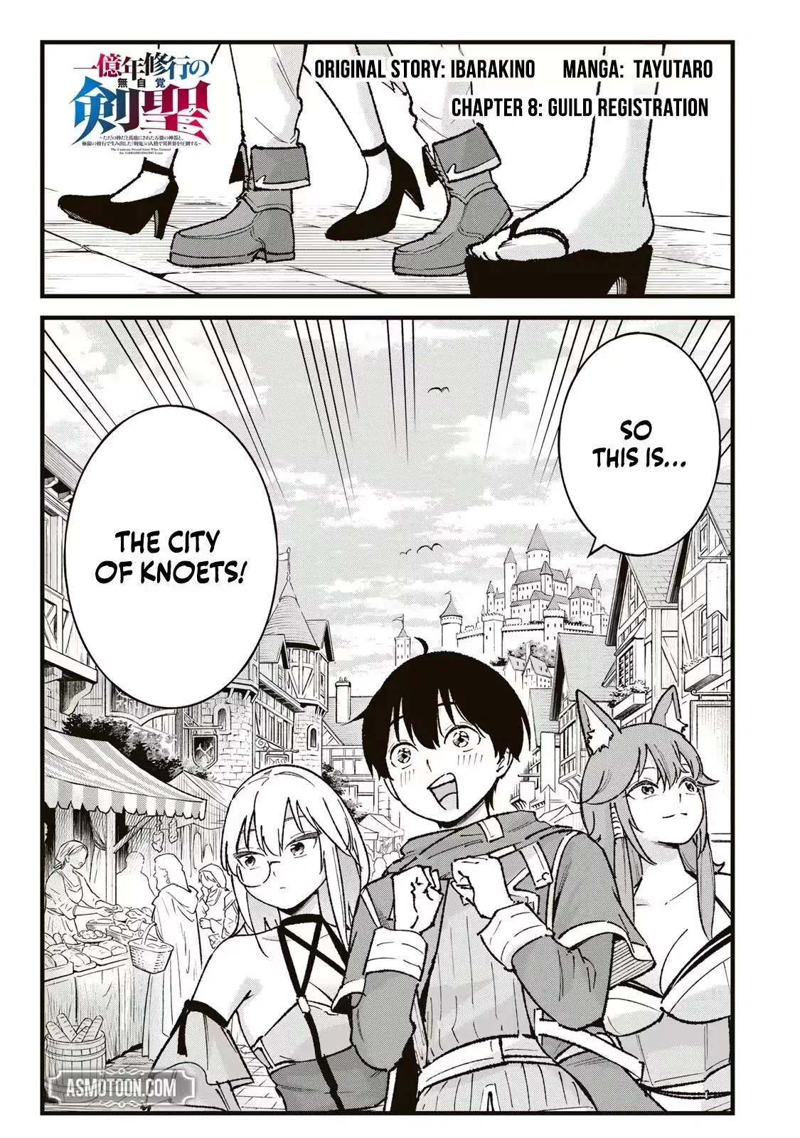 The Unaware Sword Saint Who Trained for 100 Million Years: Overwhelming Another World with the All-Purpose Divine Artifact Mocked as a Mere Stick and the “Sword Demon” Persona Born Chapter 8 – Page 1