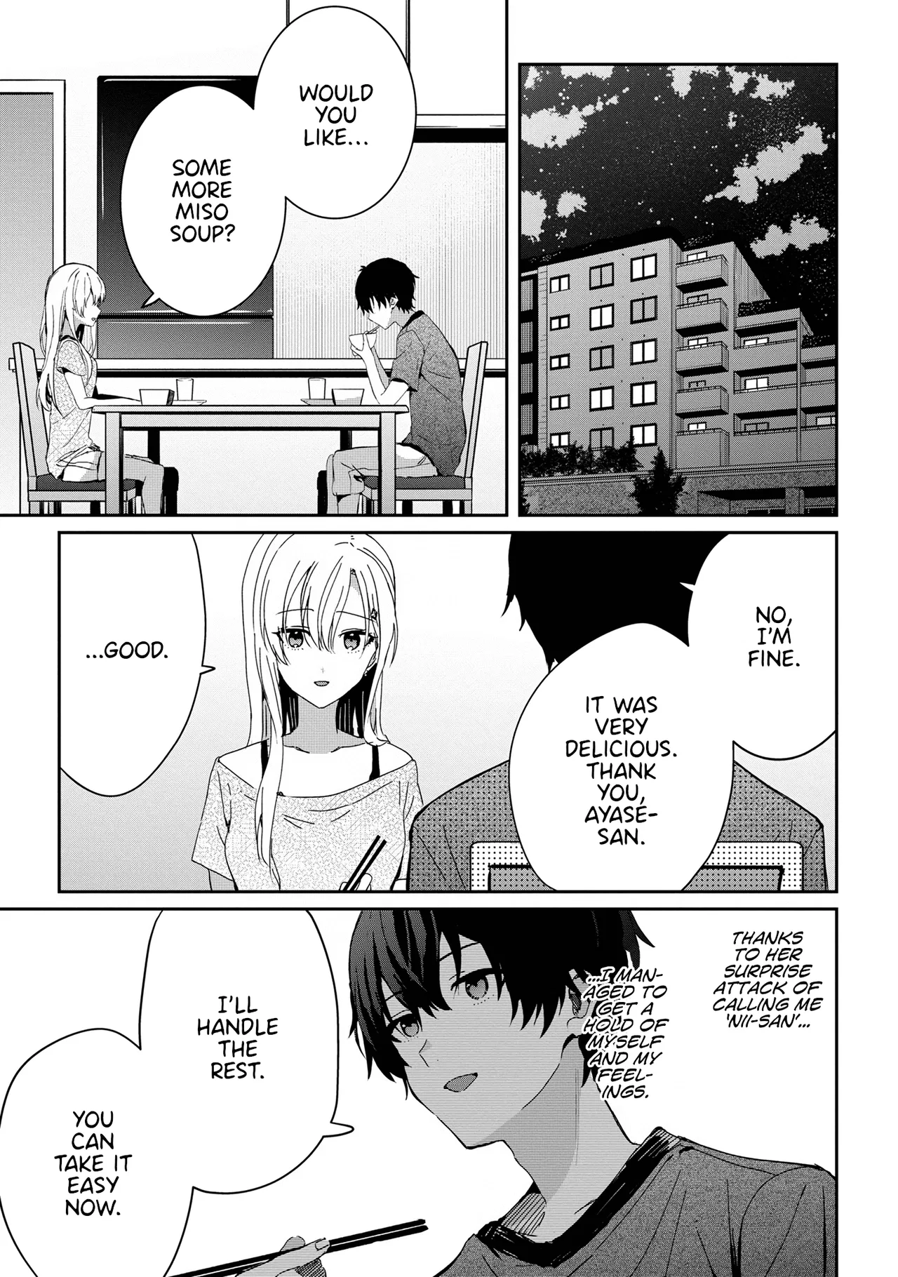 Gimai Seikatsu Chapter 17.2 – Page 1