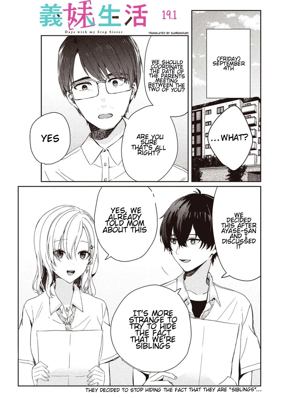 Days With My Step Sister Chapter 19.1 – Page 1