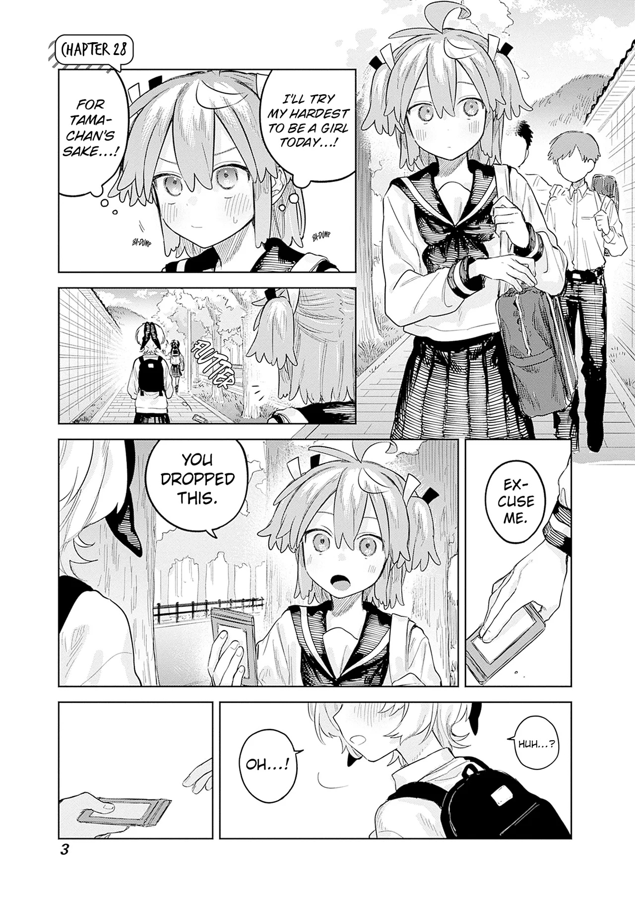 Josou Danshi wa Skirt o Nugitai! Chapter 28 – Page 1