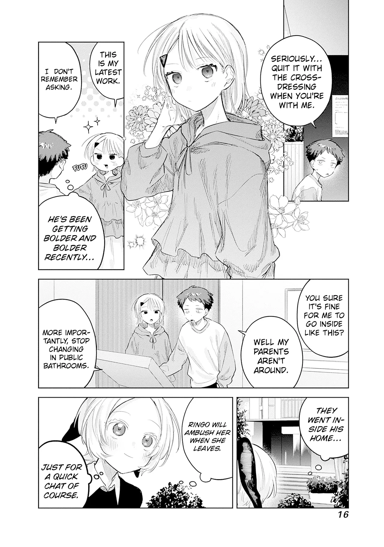 Josou Danshi wa Skirt o Nugitai! Chapter 28 – Page 14