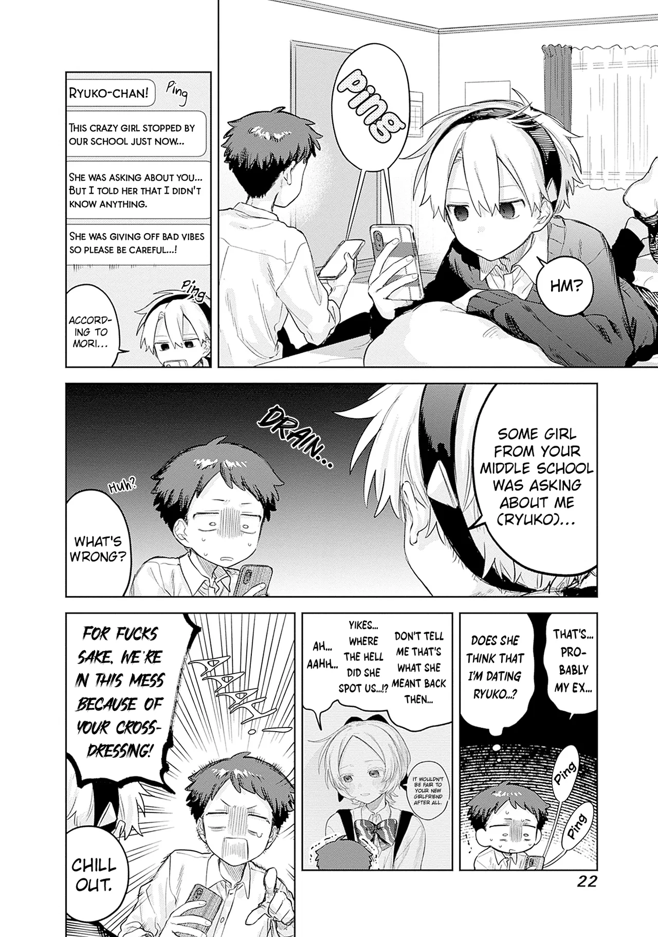 Josou Danshi wa Skirt o Nugitai! Chapter 28 – Page 20