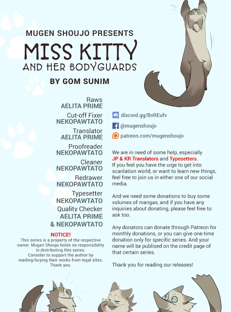 Miss Kitty and Her Bodyguards Chapter 102 – Page 1