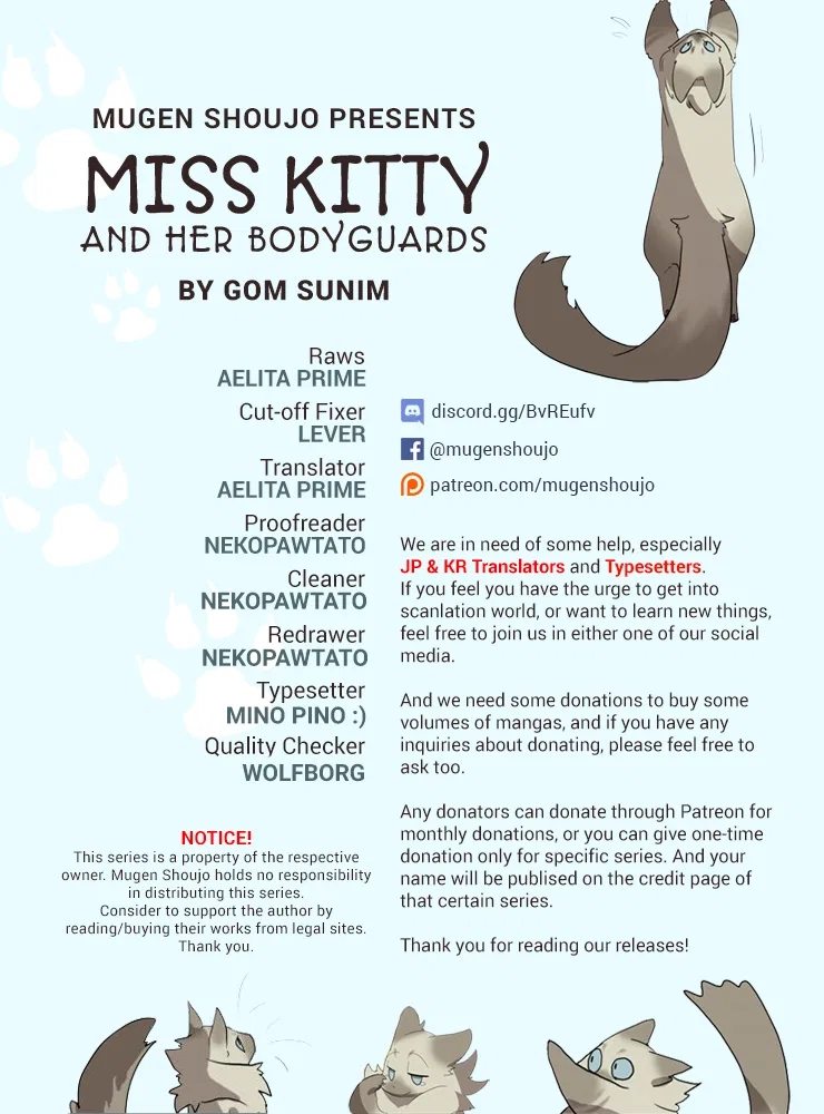Miss Kitty and Her Bodyguards Chapter 61 – Page 1