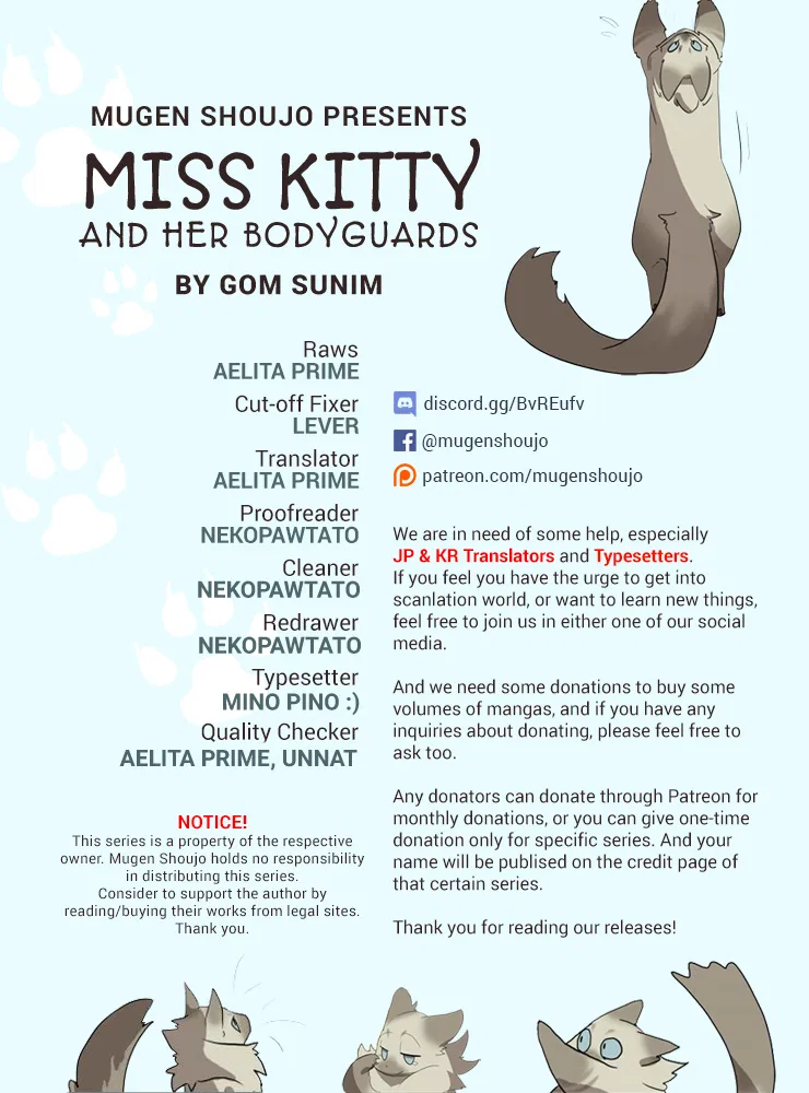 Miss Kitty and Her Bodyguards Chapter 58 – Page 1