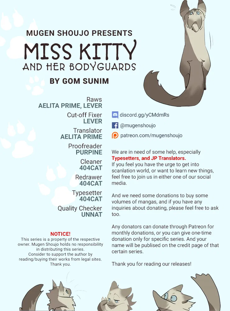 Miss Kitty and Her Bodyguards Chapter 34 – Page 1