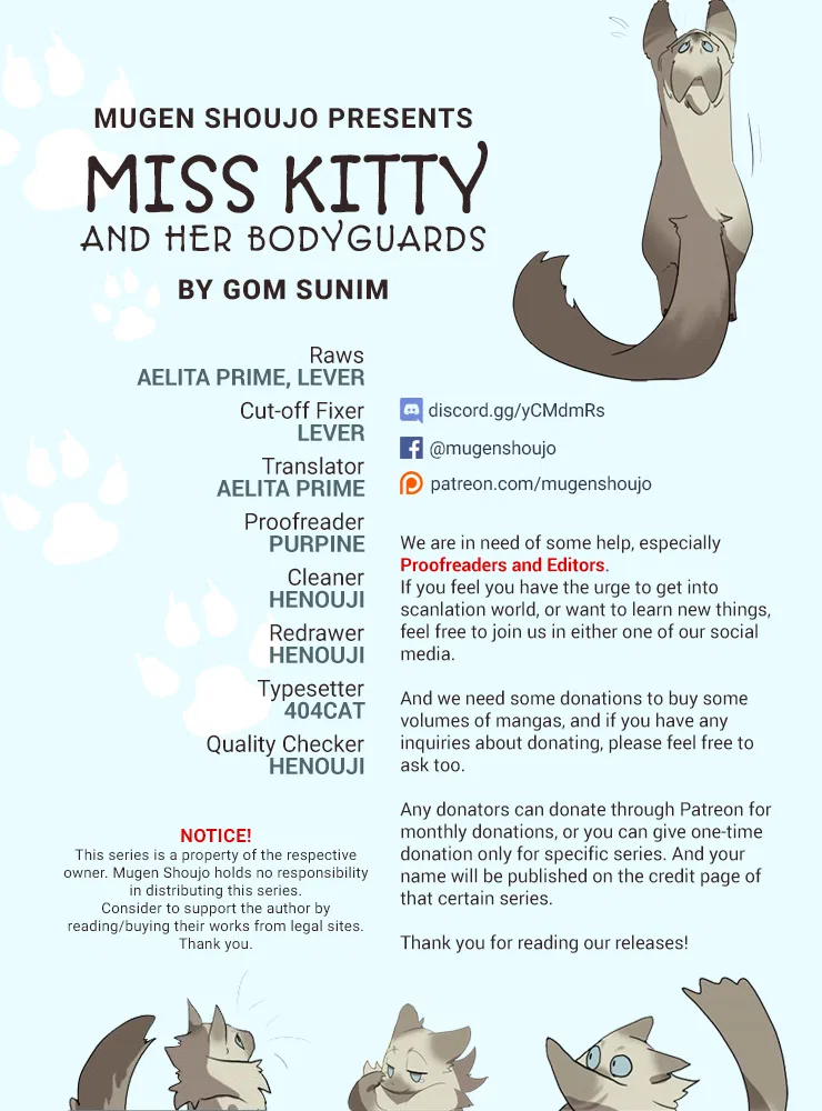 Miss Kitty and Her Bodyguards Chapter 32 – Page 1