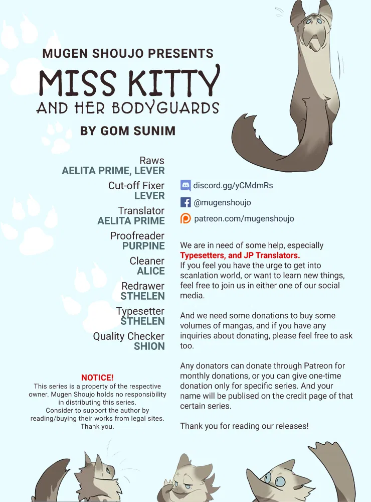 Miss Kitty and Her Bodyguards Chapter 24 – Page 1