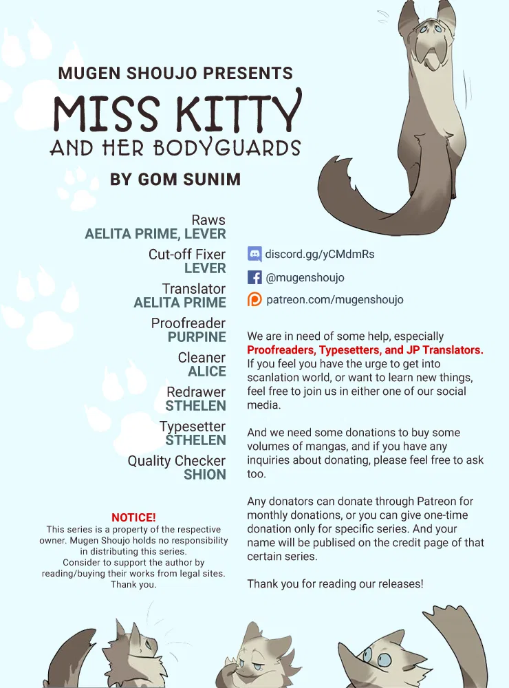 Miss Kitty and Her Bodyguards Chapter 21 – Page 1