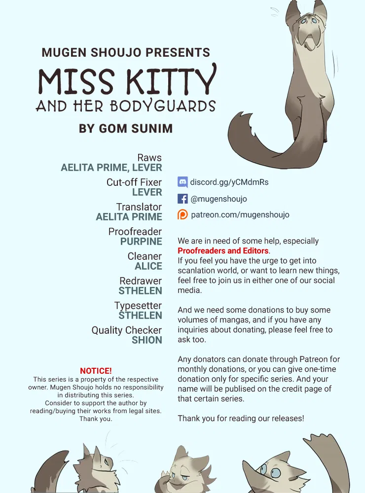 Miss Kitty and Her Bodyguards Chapter 19 – Page 1