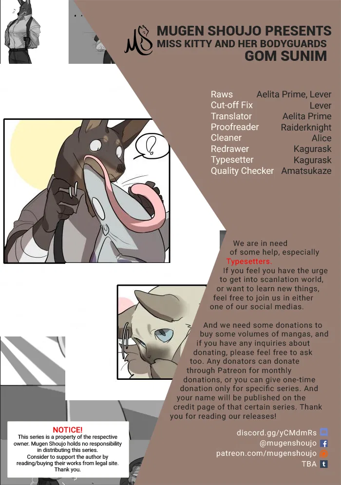 Miss Kitty and Her Bodyguards Chapter 15 – Page 1