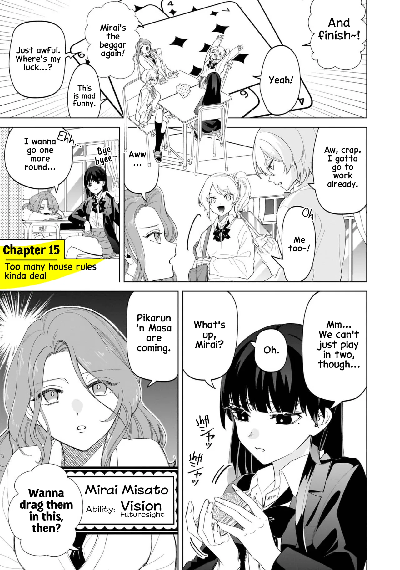 Shiretto Sugee Koto Itteru Gal.: Shiritsu Paranomaru Koukou no Nichijou Chapter 15 – Page 1