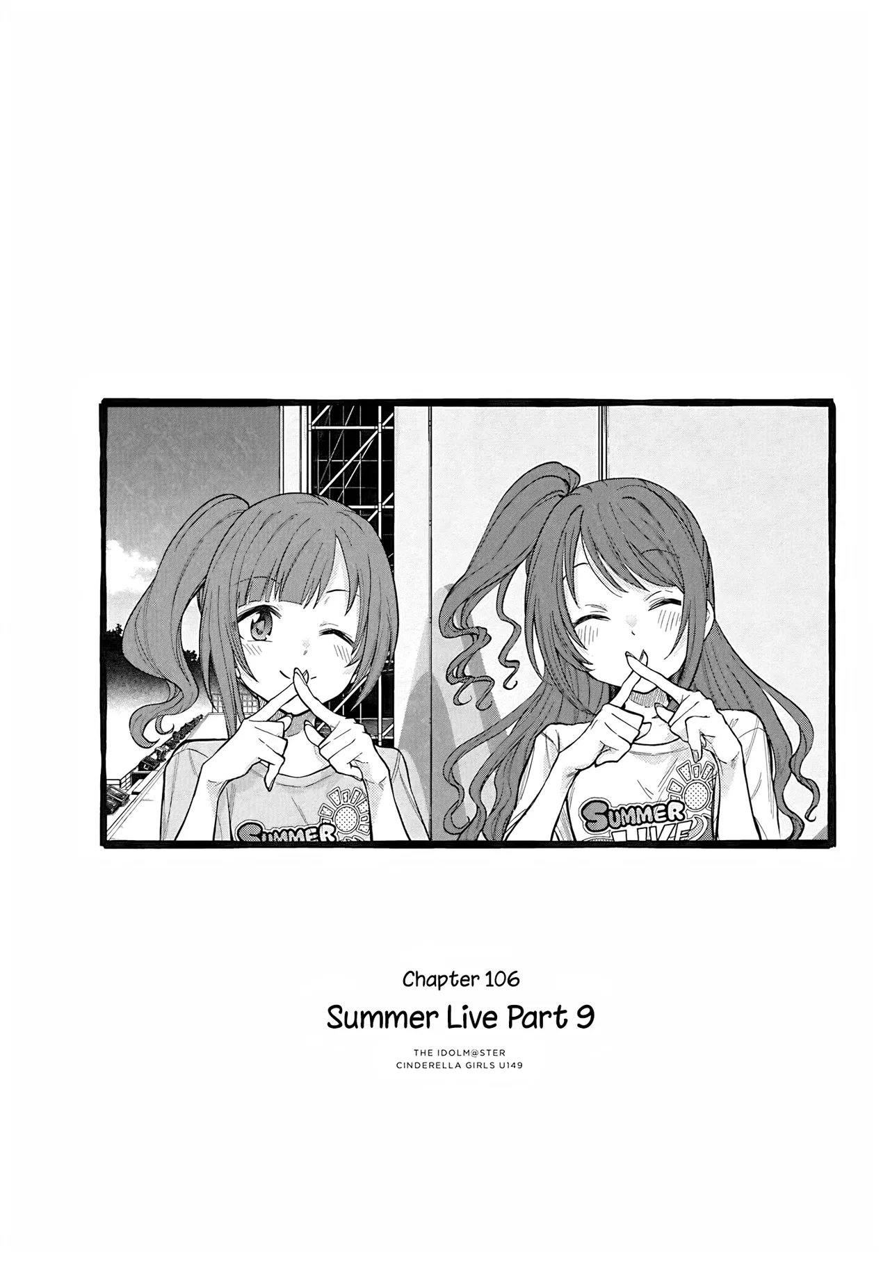 THE iDOLM@STER Cinderella Girls - U149 Chapter 109 – Page 1