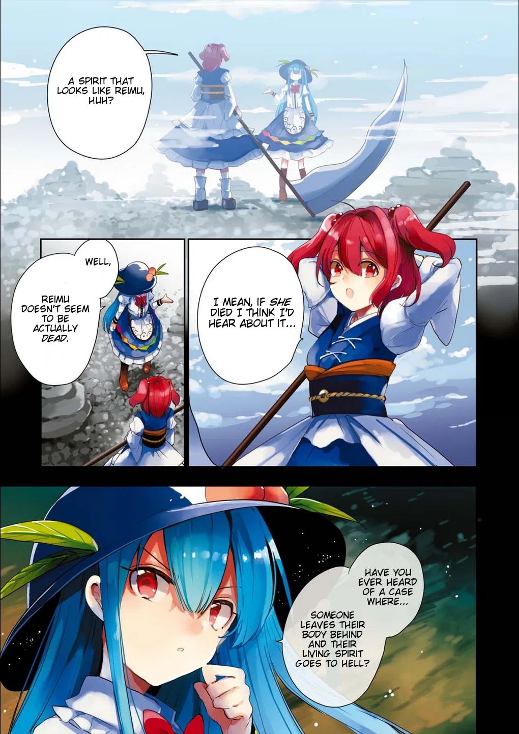 Touhou Ibara Kasen ~ Wild and Horned Hermit. Chapter 48 – Page 1