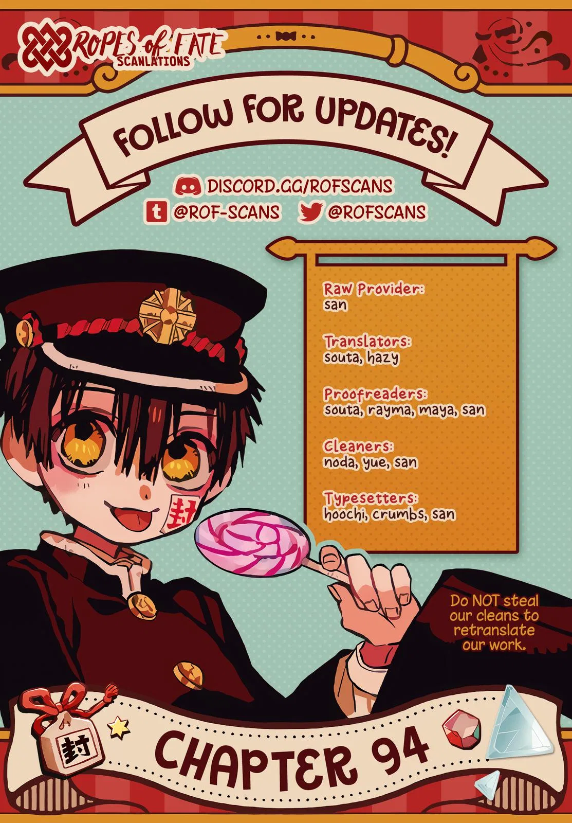 Toilet-Bound Hanako-kun Chapter 94 – Page 1