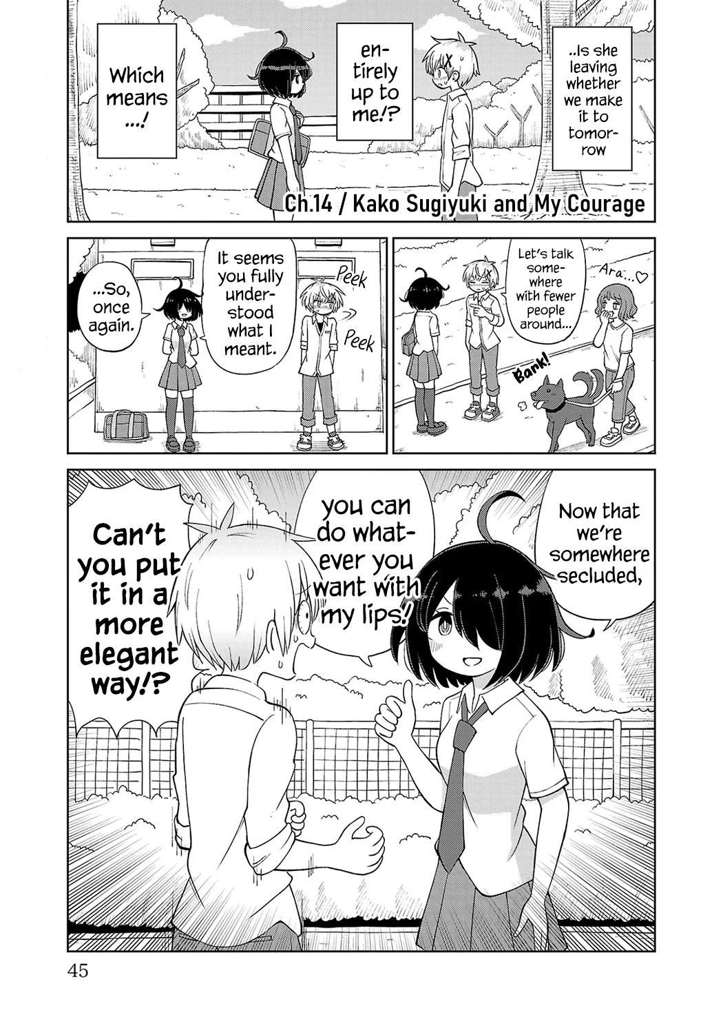 Sugiyuki Kako to Mitai Asu Chapter 14 – Page 1
