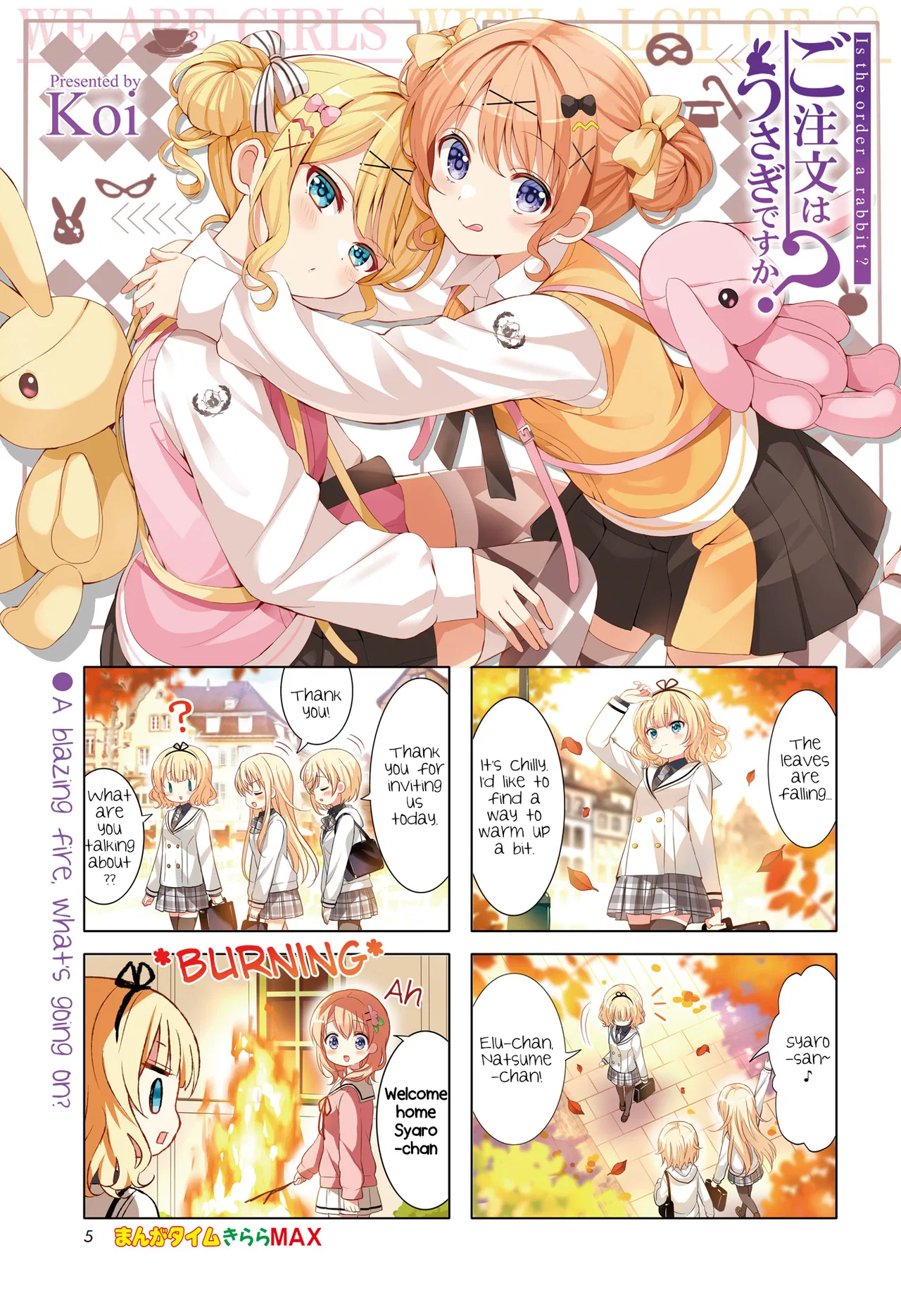 Gochuumon wa Usagi desu ka? Chapter 161 – Page 1