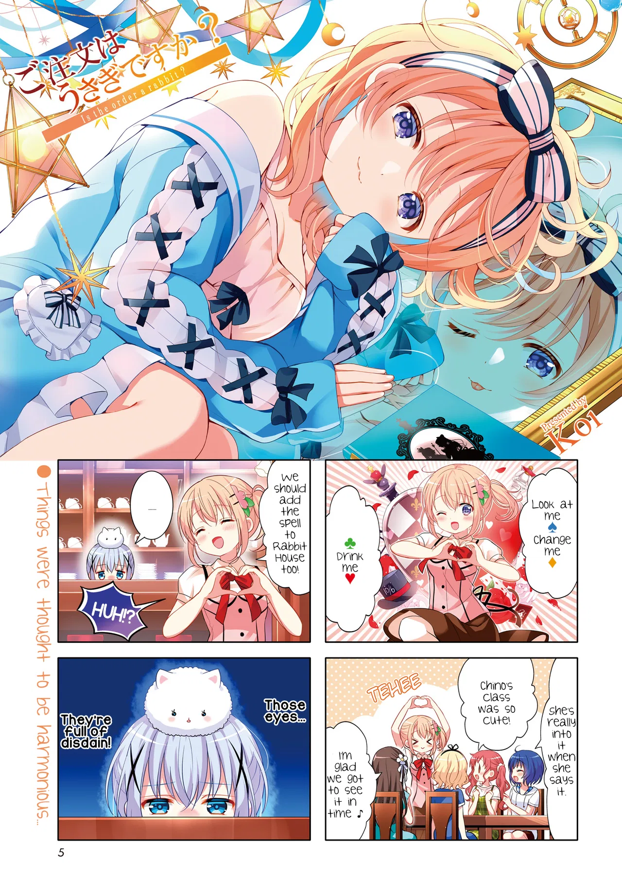 Gochuumon wa Usagi desu ka? Chapter 156 – Page 1