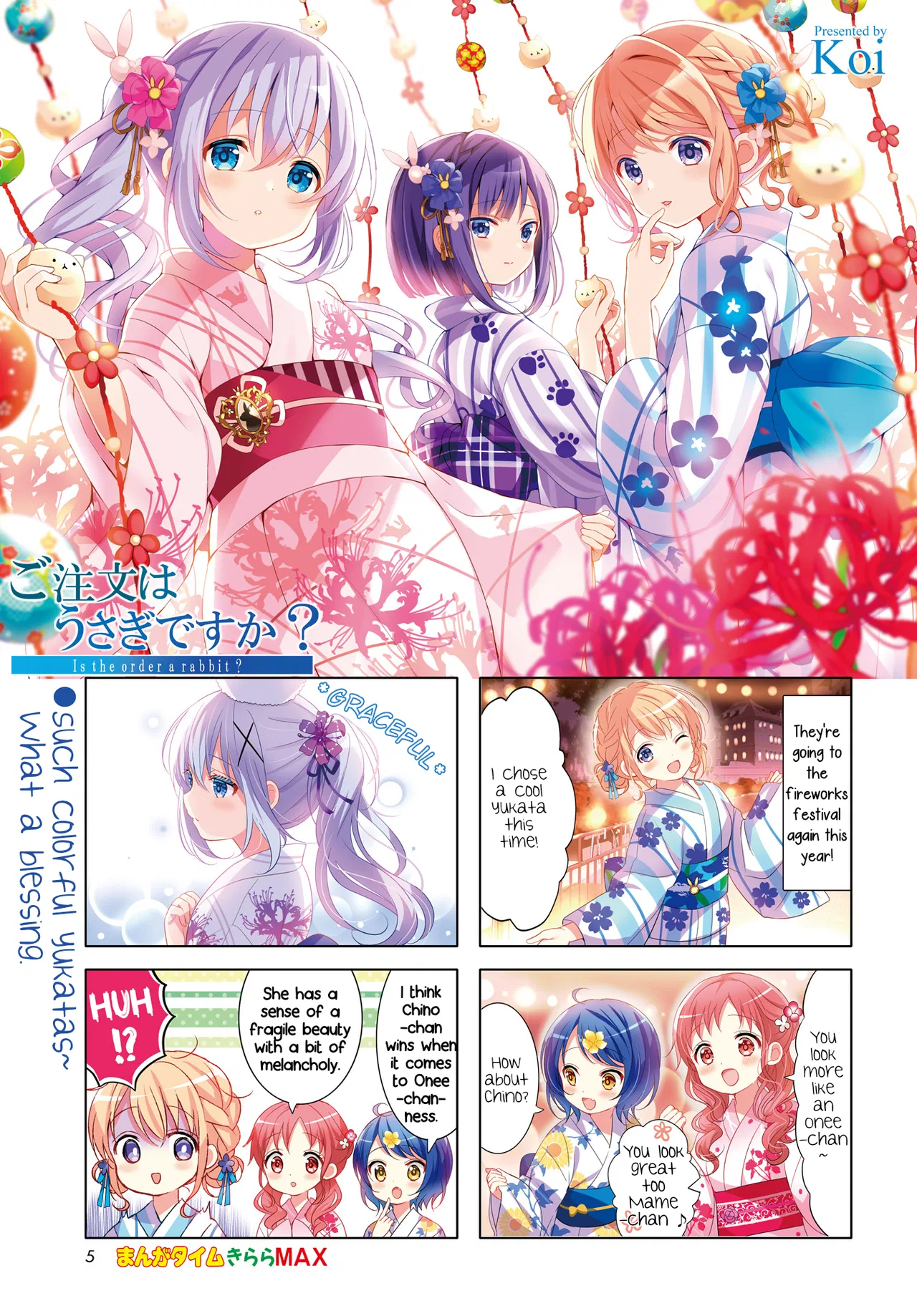 Gochuumon wa Usagi desu ka? Chapter 146 – Page 1