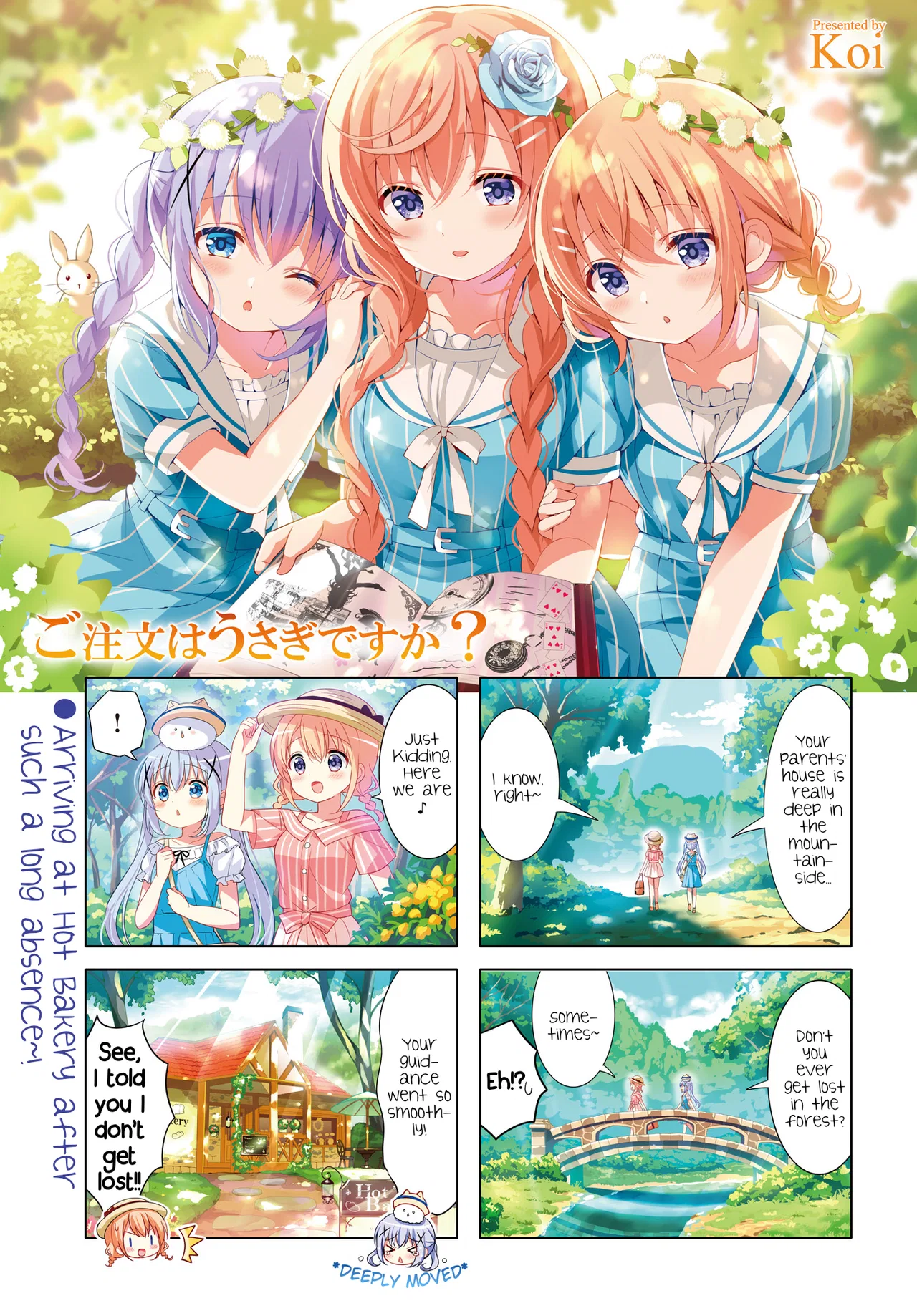 Gochuumon wa Usagi desu ka? Chapter 144 – Page 1