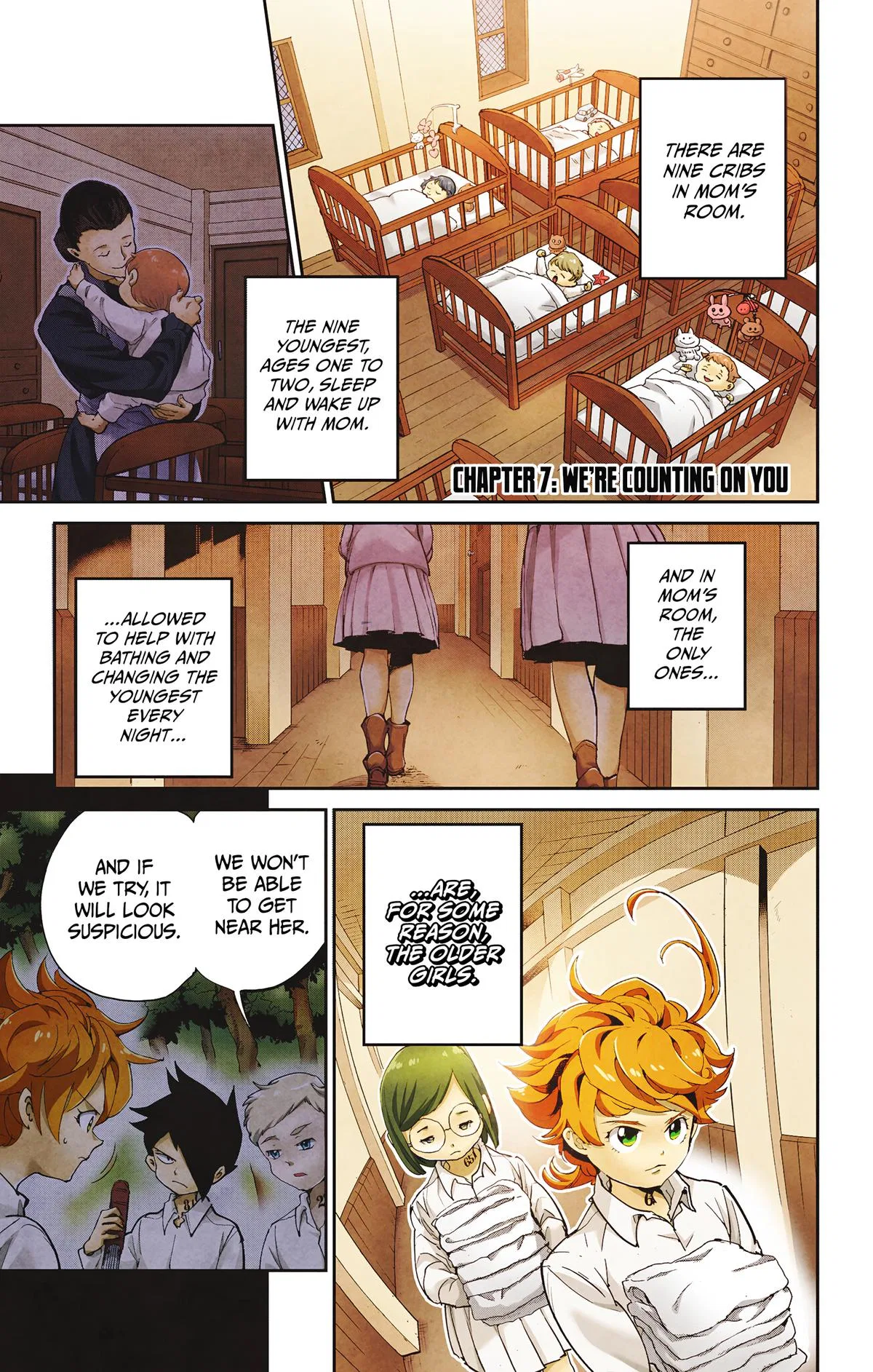 The Promised Neverland (Color) Chapter 7 – Page 1