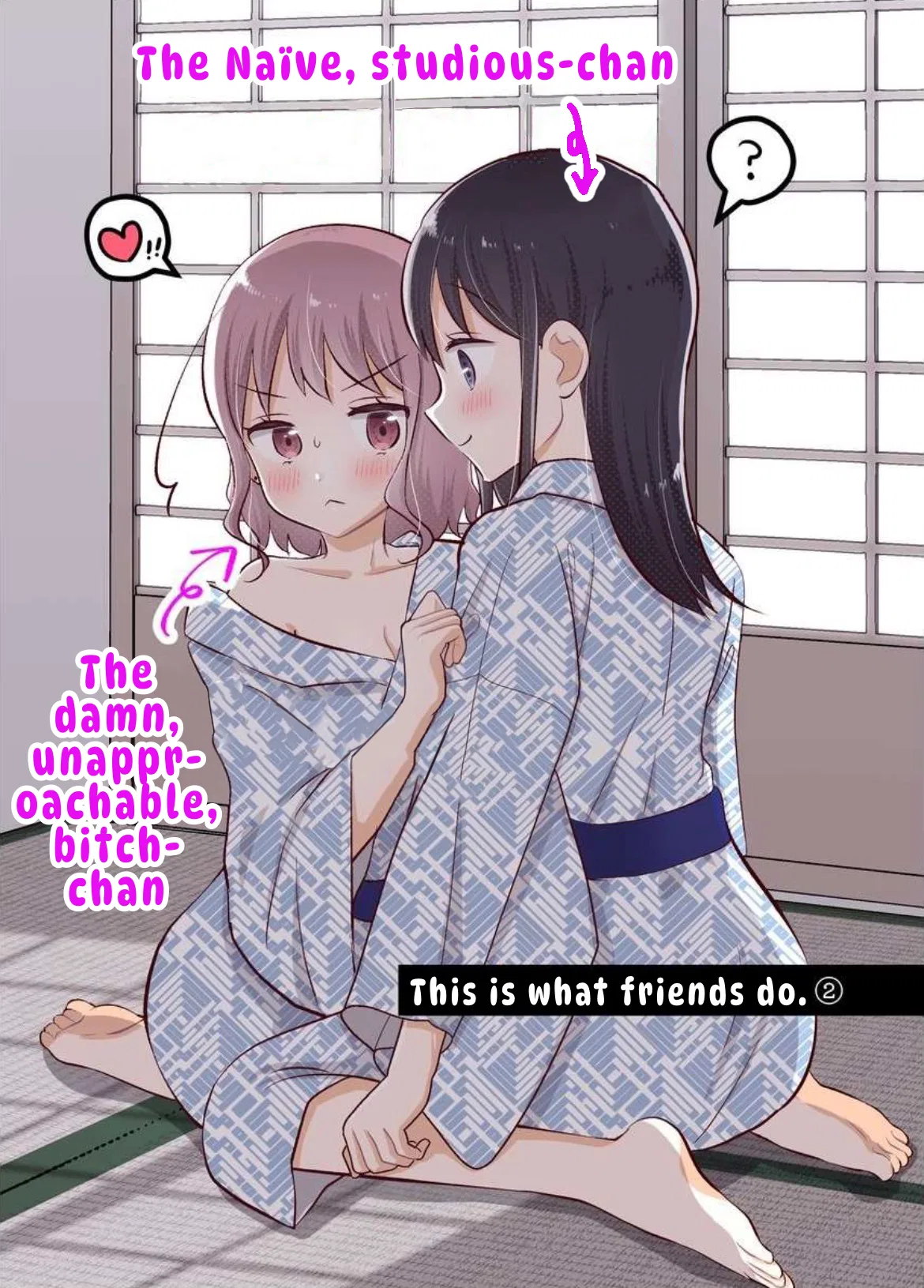 Tomodachi tte Konna koto surun da. Chapter 3 – Page 1
