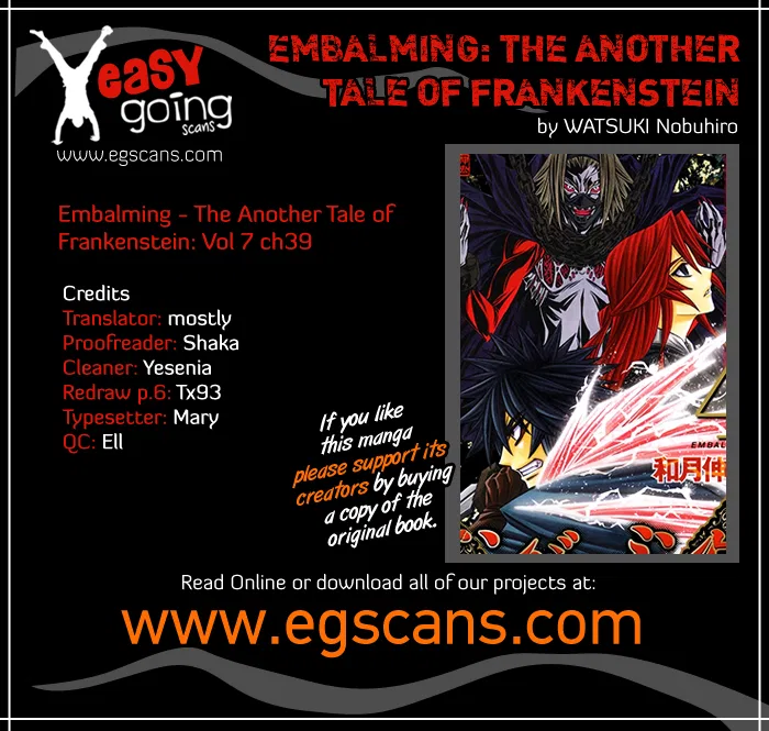 Embalming: The Another Tale of Frankenstein Chapter 39 – Page 1