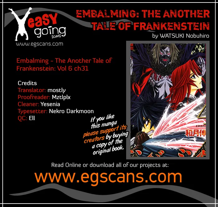 Embalming: The Another Tale of Frankenstein Chapter 31 – Page 1