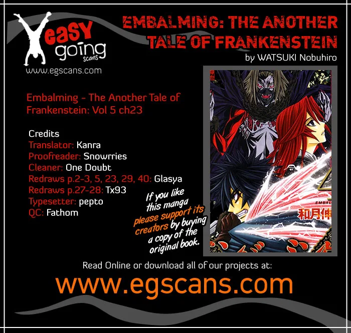 Embalming: The Another Tale of Frankenstein Chapter 23 – Page 1