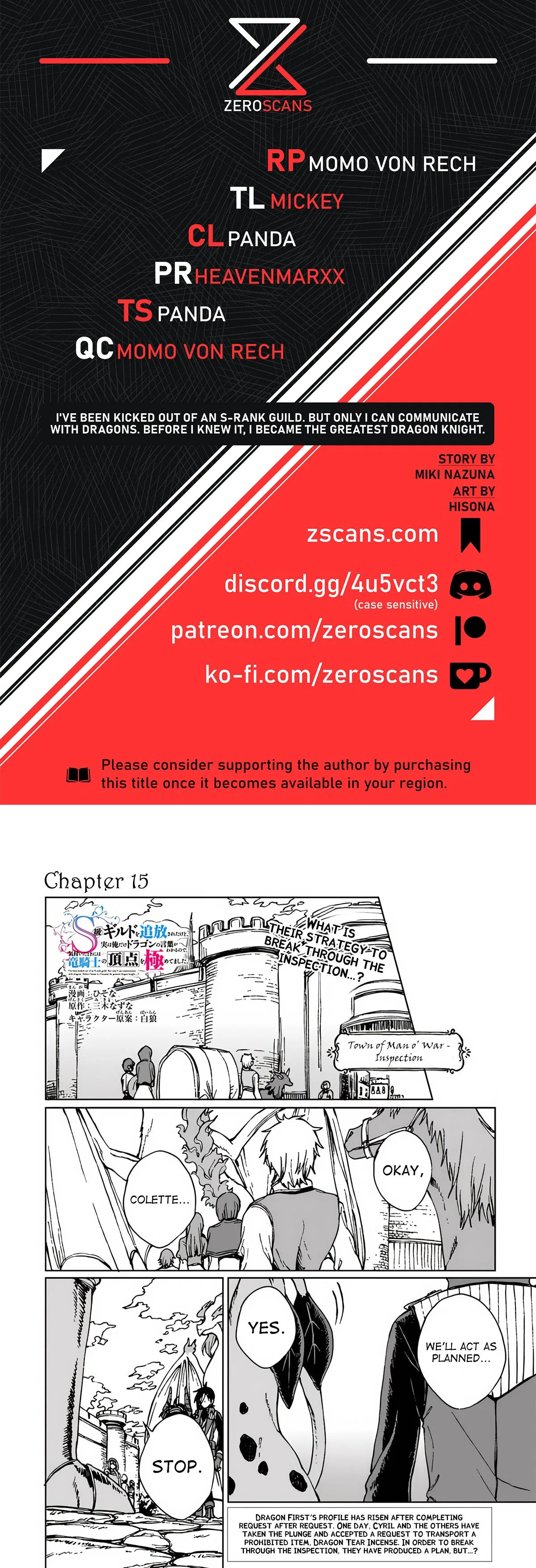 I've Been Kicked Out of an S-Rank Guild Chapter 15 – Page 1
