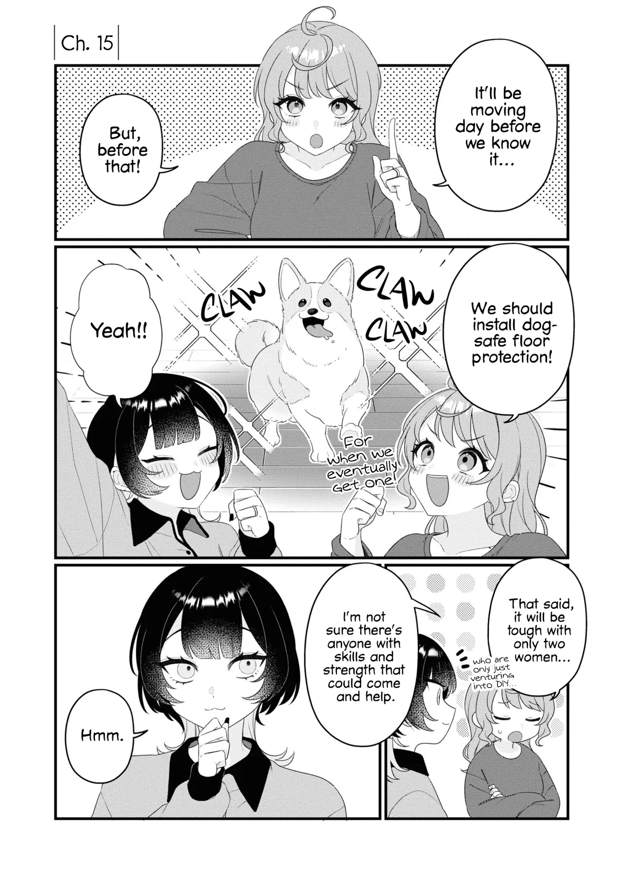 Koharu to Minato - Watashi no Partner wa Onnanoko Chapter 15 – Page 1