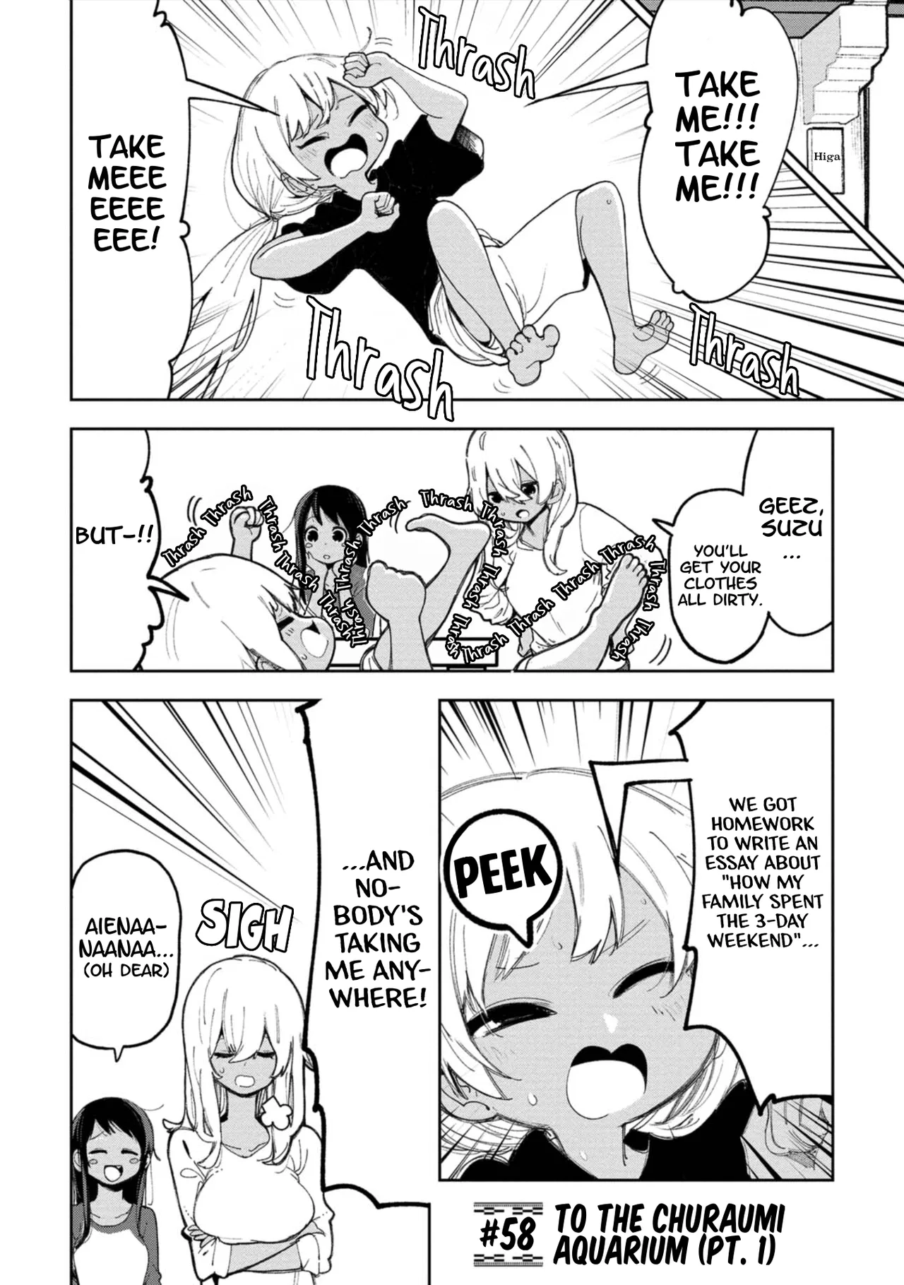 Okinawa de Suki ni Natta ko ga Hougen Sugite Tsura Sugiru manga Chapter 58 – Page 1