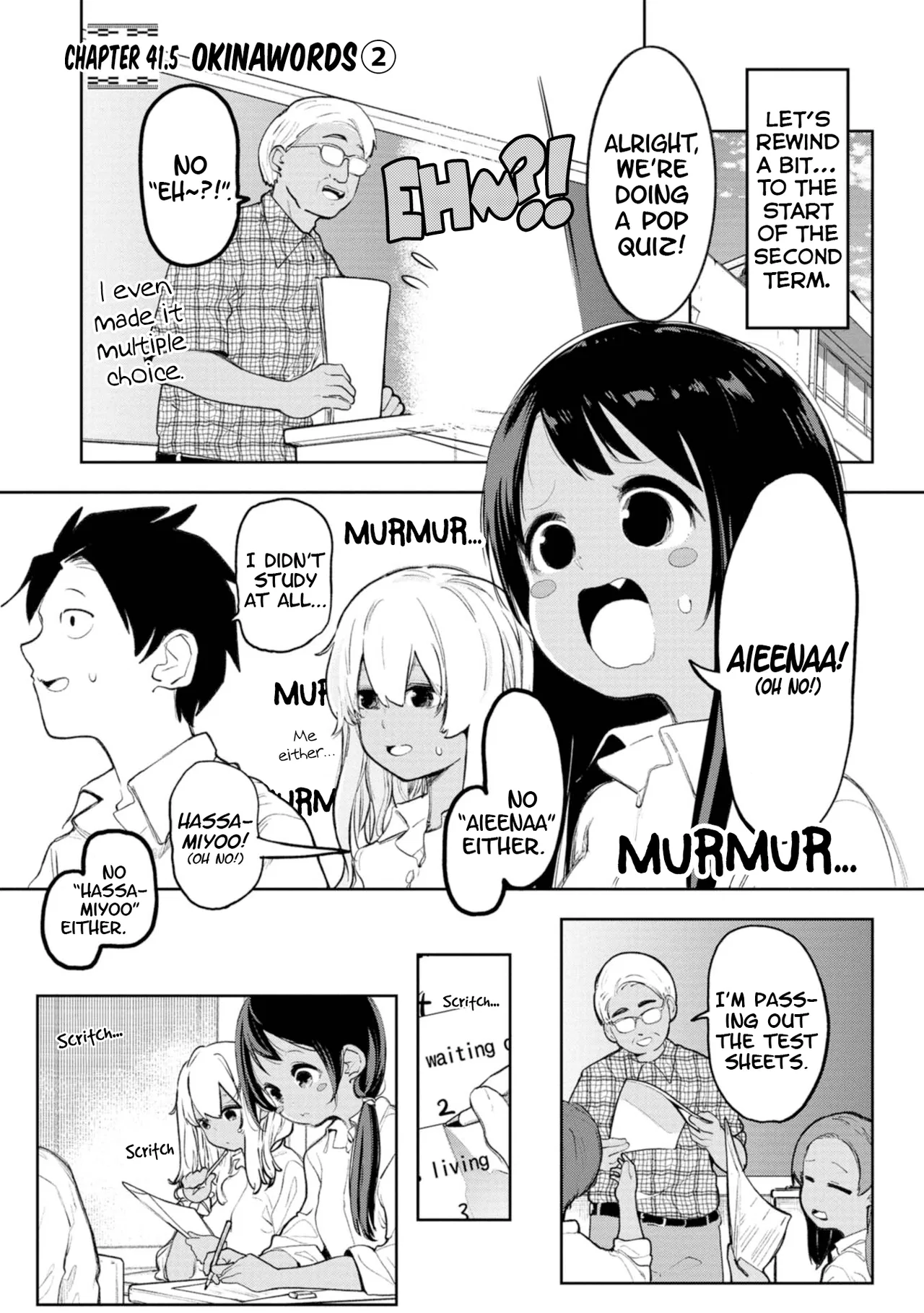 Okinawa de Suki ni Natta ko ga Hougen Sugite Tsura Sugiru manga Chapter 41.5 – Page 1