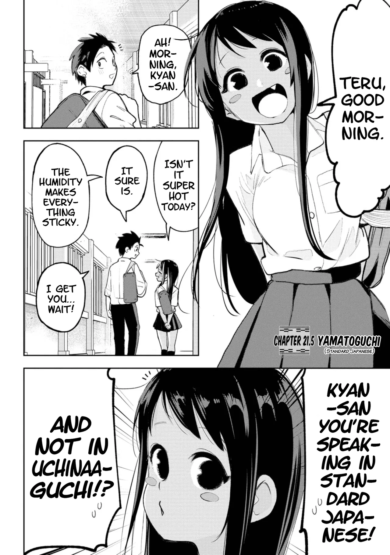 Okinawa de Suki ni Natta ko ga Hougen Sugite Tsura Sugiru manga Chapter 21.5 – Page 1